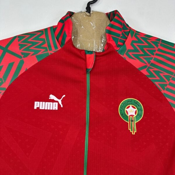 Puma Morocco National Football Team Track Jacket Men's Medium Red