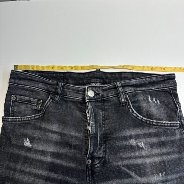 Dsquared2 Jeans Men's W32 L29 (Tag 46) Grey Denim Distressed Skater Slim Skinny