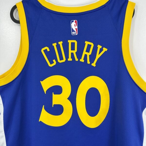 Nike NBA Golden State Warriors Steph Curry #30 Jersey Large Blue