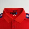 J.Lindeberg Polo Shirt Men's Medium Red Long Sleeve