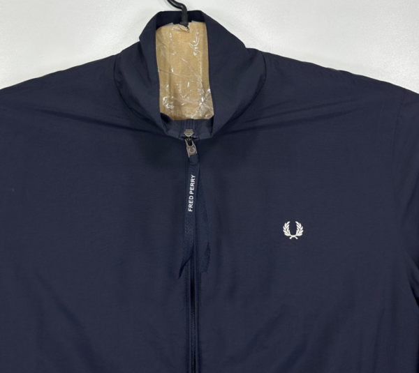 Fred Perry Bomber Jacket Men's Large Navy Blue