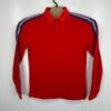 J.Lindeberg Polo Shirt Men's Medium Red Long Sleeve