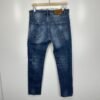 Dsquared2 Jeans Men's W32 L29 (Tag 36) Blue Denim Distressed Paint Splatter Slim
