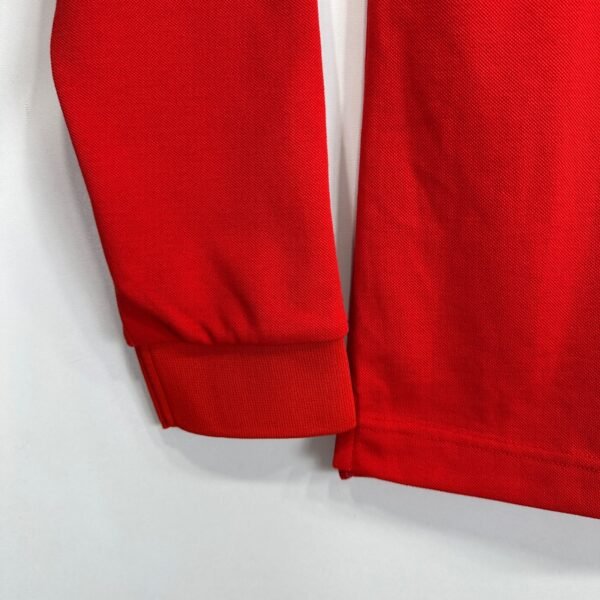 J.Lindeberg Polo Shirt Men's Medium Red Long Sleeve
