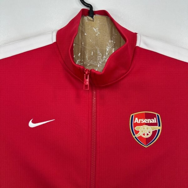 Nike Arsenal FC N98 Track Jacket Men's Large Red Full Zip Anthem Top 2013/14