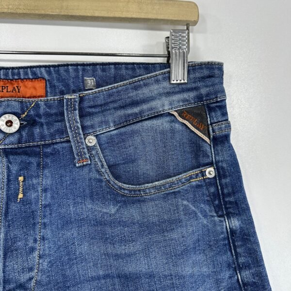 Replay City Denim Shorts Men's W30 L12.5 (Tag W31) Blue