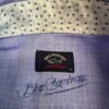 s-l1600-5 Paul & Shark Chambray Shirt Men's XL 43 17.5 Blue Short Sleeve Regular Fit