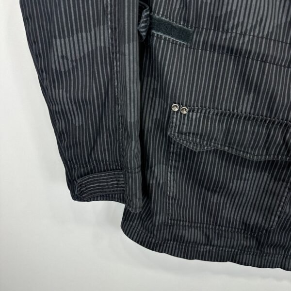 Billabong Jacket Men's Large Black Striped Military