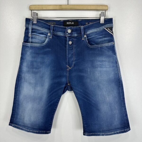 Replay RBJ.901 Denim Shorts Men's W31 L10.5 Blue