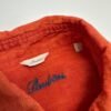 s-l1600-6 Stenstroms Linen Shirt Men's Small Orange Long Sleeve Slimline