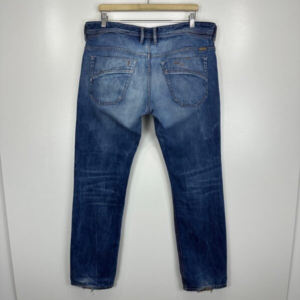 Diesel Iakop Distressed Jeans Men's W36 L32 Blue Denim Regular Slim Tapered