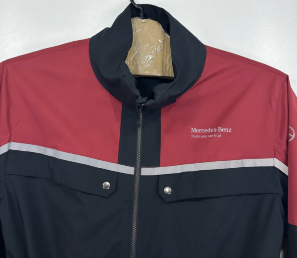 Mercedes‑Benz Trucks Jacket Black Red Reflective Men's 2XL