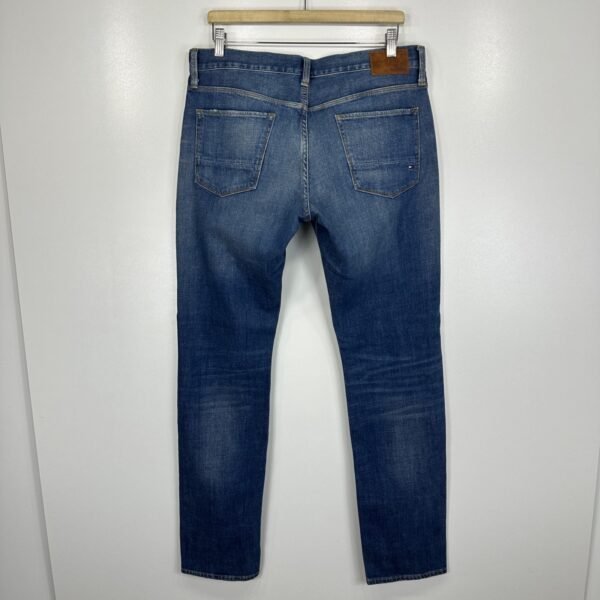 Tommy Hilfiger Denton Jeans Men's W34 L34 Blue Stretch Denim Regular Straight