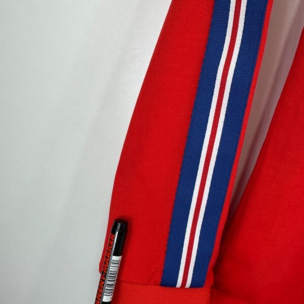 J.Lindeberg Polo Shirt Men's Medium Red Long Sleeve