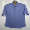 s-l1600 Paul & Shark Chambray Shirt Men's XL 43 17.5 Blue Short Sleeve Regular Fit