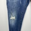 Dsquared2 Jeans Men's W32 L29 (Tag 36) Blue Denim Distressed Paint Splatter Slim