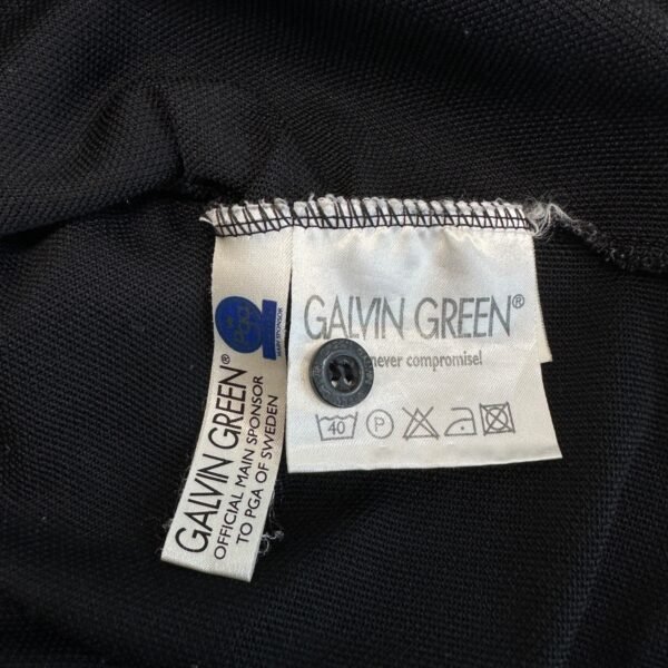 Galvin Green Polo Shirt Men's Large Black Short Sleeve Golf
