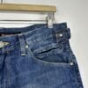 Levi's Engineered Denim Shorts W34 L14 Medium Blue Twisted Jean Buckle Back Y2K