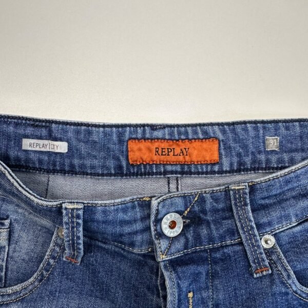 Replay City Denim Shorts Men's W30 L12.5 (Tag W31) Blue