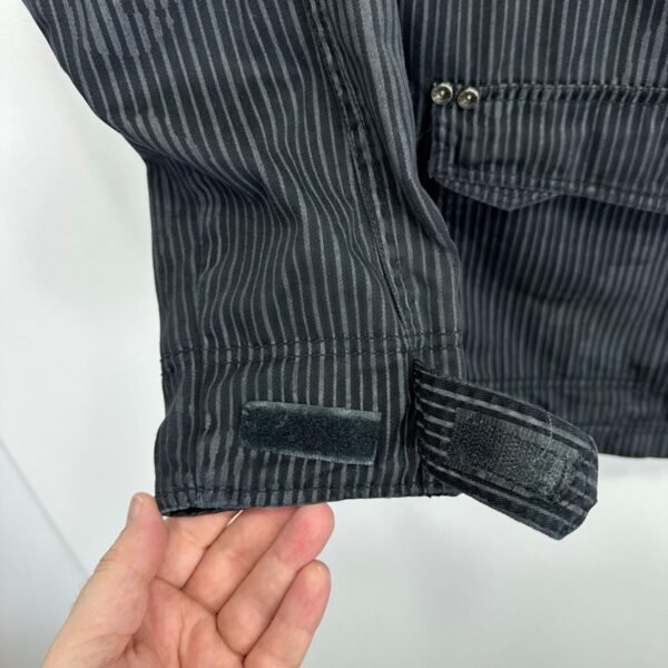Billabong Jacket Men's Large Black Striped Military