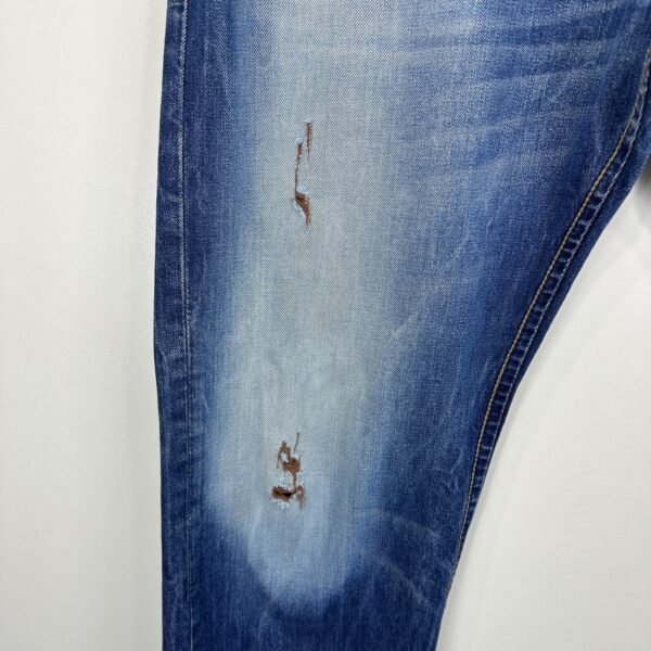 Diesel Iakop Distressed Jeans Men's W36 L32 Blue Denim Regular Slim Tapered