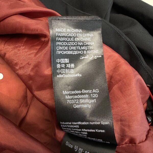 Mercedes‑Benz Trucks Jacket Black Red Reflective Men's 2XL