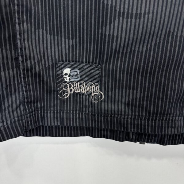 Billabong Jacket Men's Large Black Striped Military