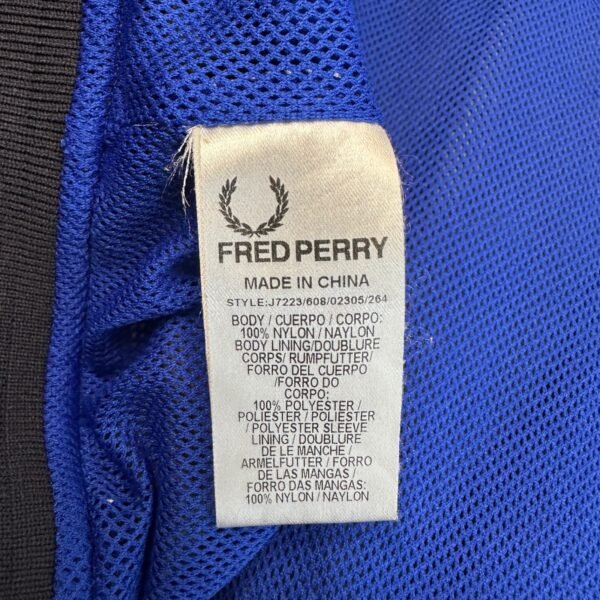 Fred Perry Bomber Jacket Men's Large Navy Blue