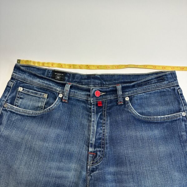 Kiton Jeans Men's W34 L33 (Tag 38) Blue Denim Button Regular Straight