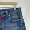 Kiton Jeans Men's W34 L33 (Tag 38) Blue Denim Button Regular Straight