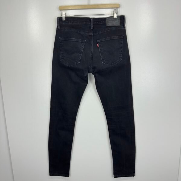 Levi's 512 Jeans Men's W32 L34 Black Stretch Denim Slim Fit Tapered Zip Fly Y2K