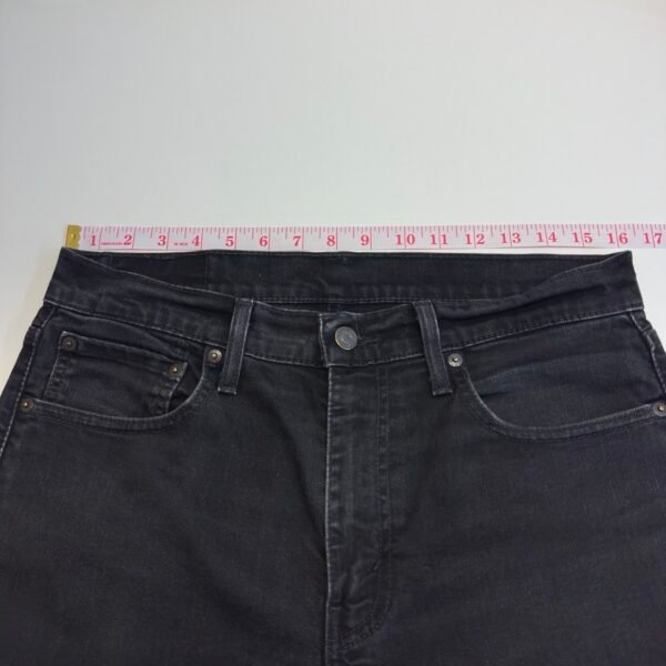 Levi's 512 Jeans Men's W32 L34 Black Stretch Denim Slim Fit Tapered Zip Fly Y2K