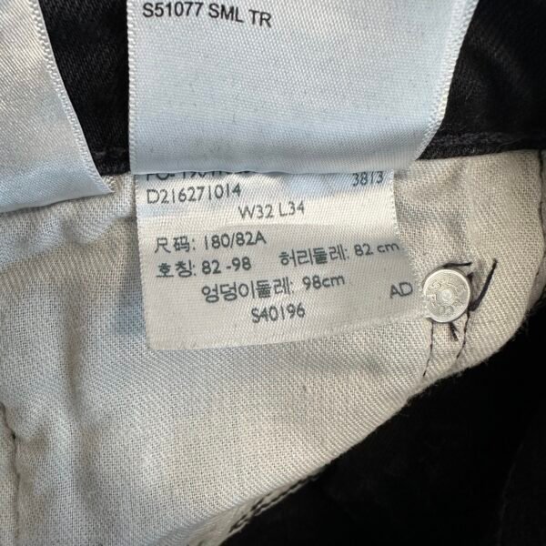 Levi's 512 Jeans Men's W32 L34 Black Stretch Denim Slim Fit Tapered Zip Fly Y2K