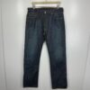 Levi's 501 Jeans Men's W36 L34 Blue Classic Denim Regular Straight Button Fly