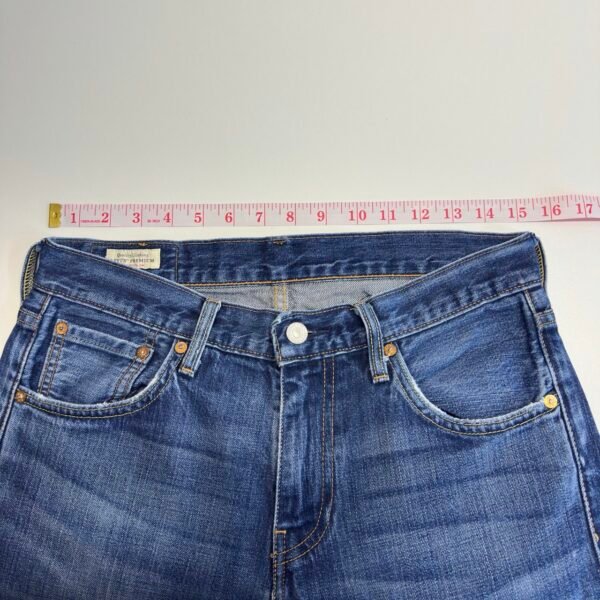 Share Levi's 527 Jeans Men's W30 L28 Blue Denim Slim Fit Bootcut Zip Vintage Y2K