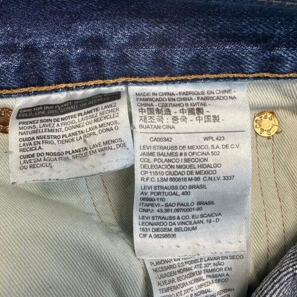 Share Levi's 527 Jeans Men's W30 L28 Blue Denim Slim Fit Bootcut Zip Vintage Y2K