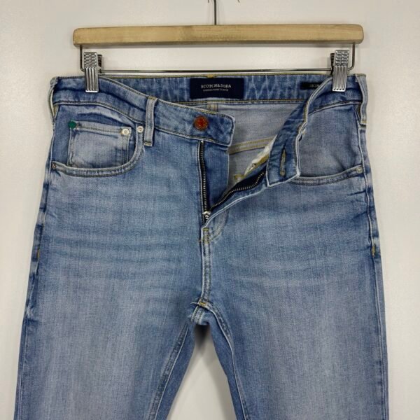 Scotch & Soda Skim Jeans Men's W29 L31 Blue Stretch Denim Slim Skinny Zip Y2K