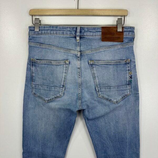 Scotch & Soda Skim Jeans Men's W29 L31 Blue Stretch Denim Slim Skinny Zip Y2K
