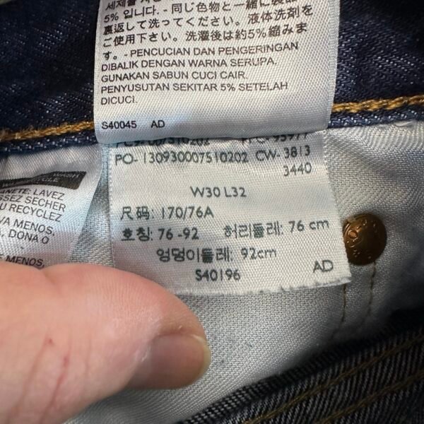 Levi's 751 Men's Blue Denim Jeans W30 L32 Y2K