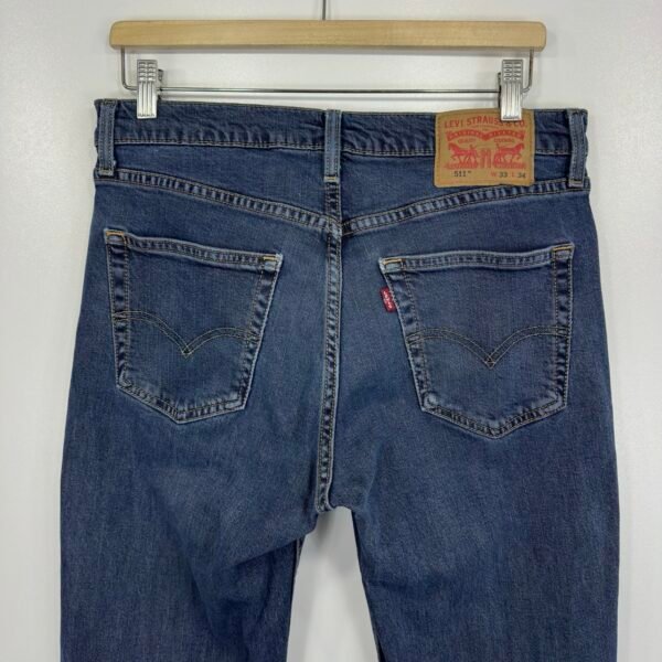 Levi's 511 Men's Blue Stretch Denim Jeans W33 L34