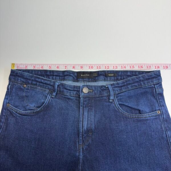 Massimo Dutti Dark Blue Stretch Jeans W36 L31