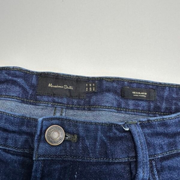 Massimo Dutti Dark Blue Stretch Jeans W36 L31