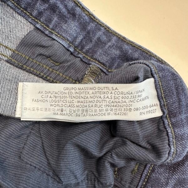 Massimo Dutti Dark Blue Stretch Jeans W36 L31