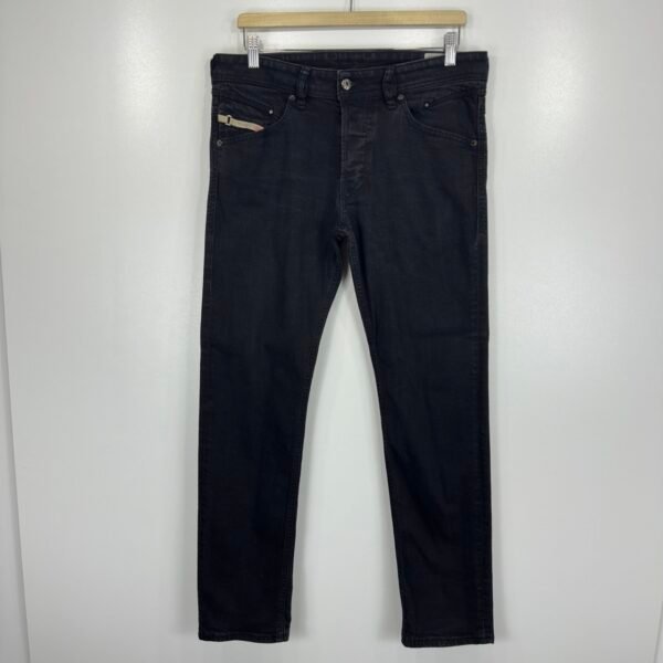 Diesel Belther Black Slim Tapered Jeans W34 L31