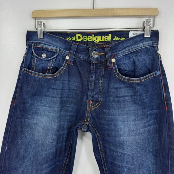 Desigual The Happy Jeans Women's Blue Regular Straight W28 L34