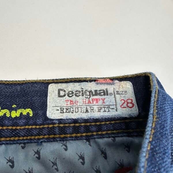 Desigual The Happy Jeans Women's Blue Regular Straight W28 L34