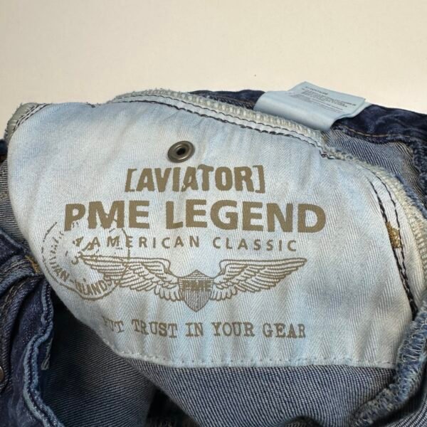 PME Legend Aviator Jeans Men's W31 L34 Blue Stretch Denim