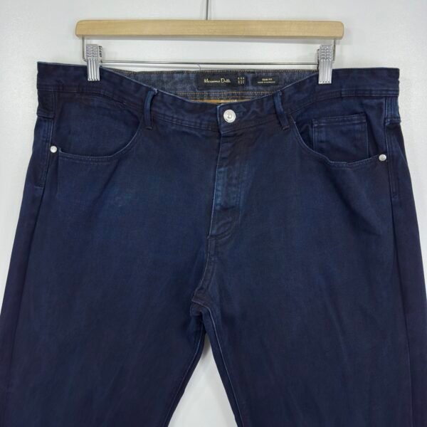 Massimo Dutti Jeans Men's W38 L34 Blue Stretch Denim