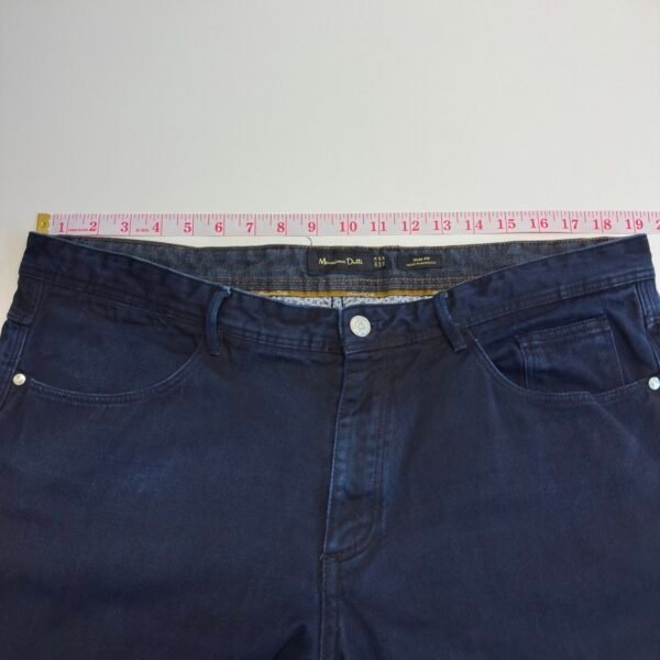 Massimo Dutti Jeans Men's W38 L34 Blue Stretch Denim