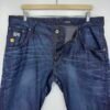 G-Star Arc 3D Slim Jeans Men's W38 L32 Blue Denim Twisted Tapered Leg Zip